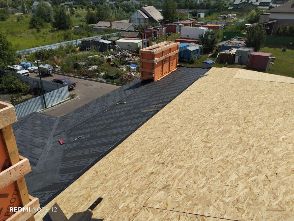 влаштування мʼякої покрівлі