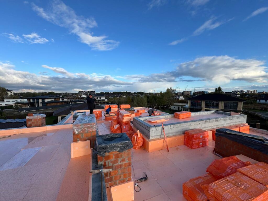 монтаж ПВХ мембрани