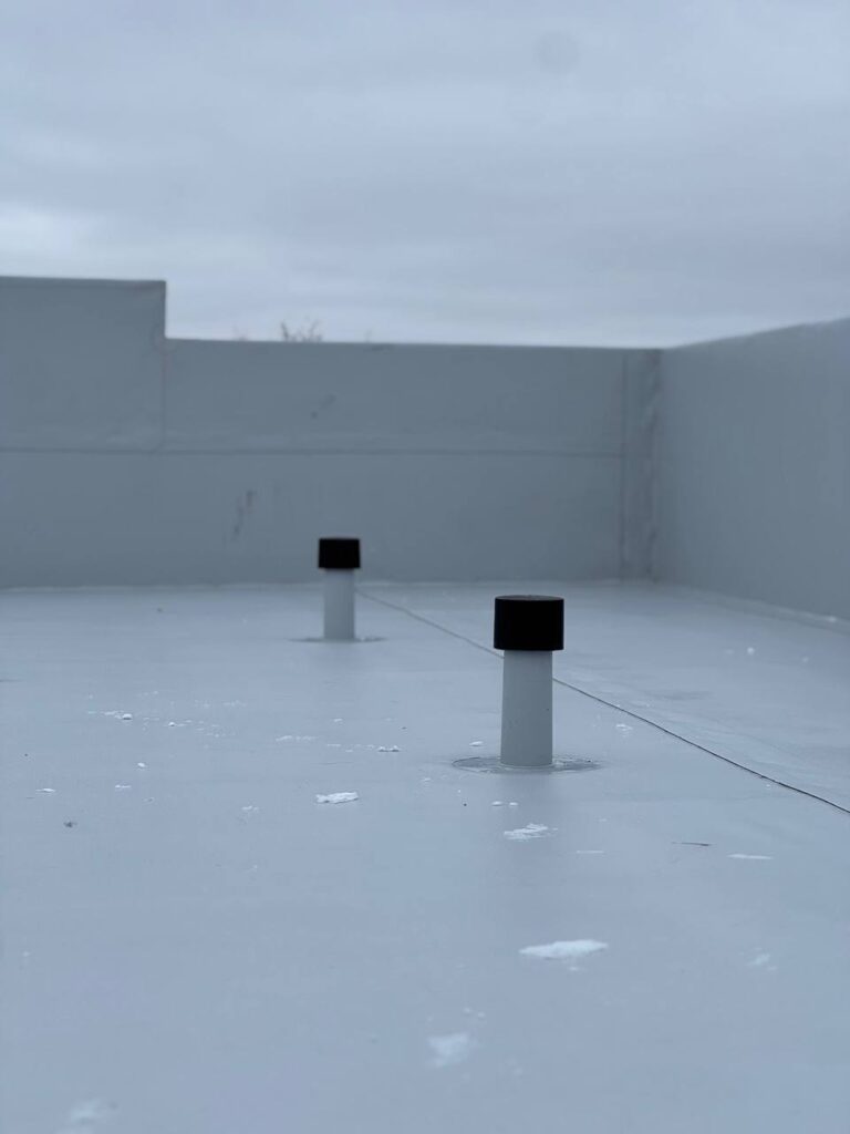 монтаж аератора на покрівлі